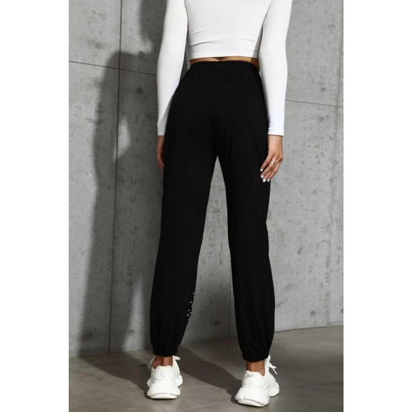 Sun and Moon Graphic Drawstring Joggers - Picture 3 of 3